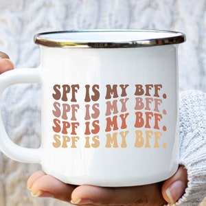 SPF is my BFF Mug: Dermatology Gift, Sunscreen Protection
