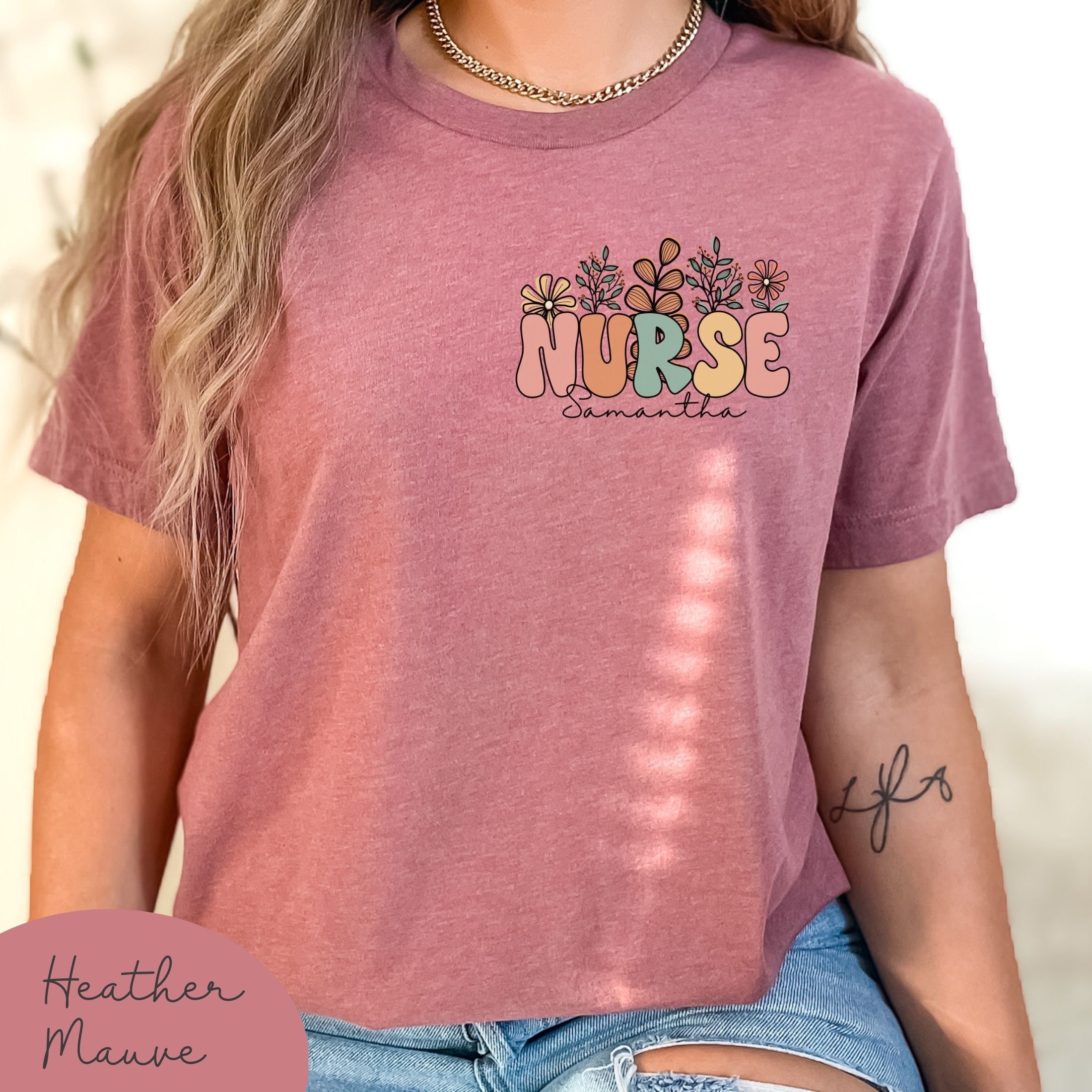 Personalized Nurse Shirt Gift, Personalized Nursing Gift