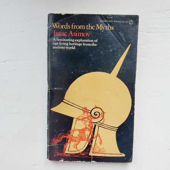 Words from the MYTHS by Isaac Asimov 1969 Biographical Etsy