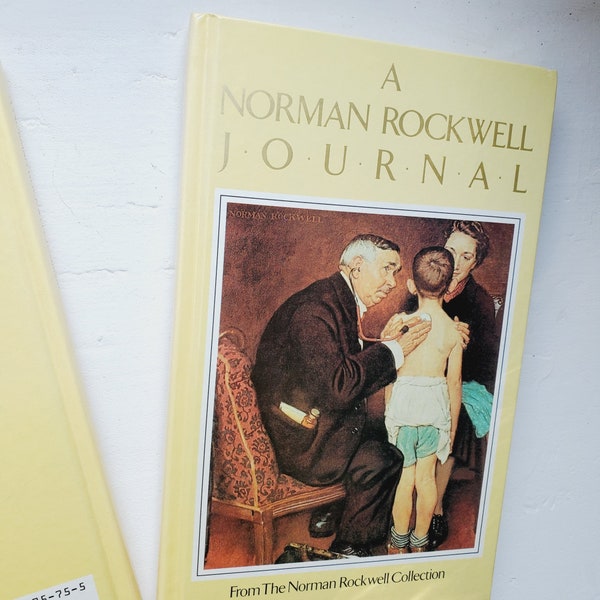 Norman Rockwell Notebook "Doc Melhorn and the Pearly Gates" painting, Journal, Collectible, School book, Diary, Lined Paper