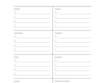 Weekly Planner
