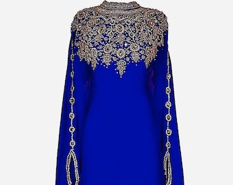 DUBAI KAFTAN GEORGETTE ARABIAN FANCY THOBE ISLAMIC ELEGANT CAFTAN MS 2019 DUBAI KAFTAN GEORGETTE ARABIAN FANCY THOBE ISLAMIC ELEGANT CAFTAN MS 2019