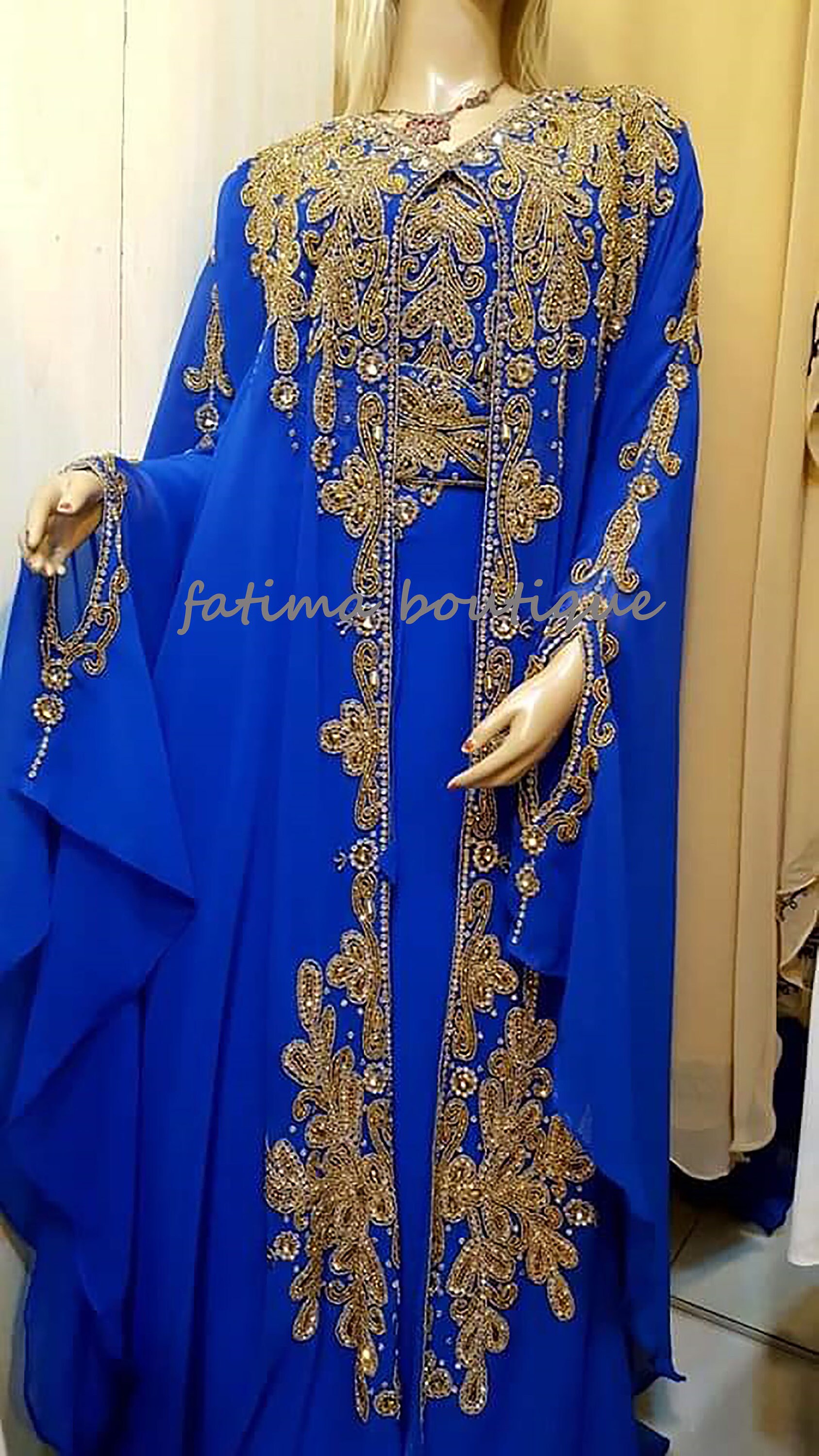 Moroccan Dubai Fancy Abaya Islamic Two Pic Dress Inner Jackit - Etsy