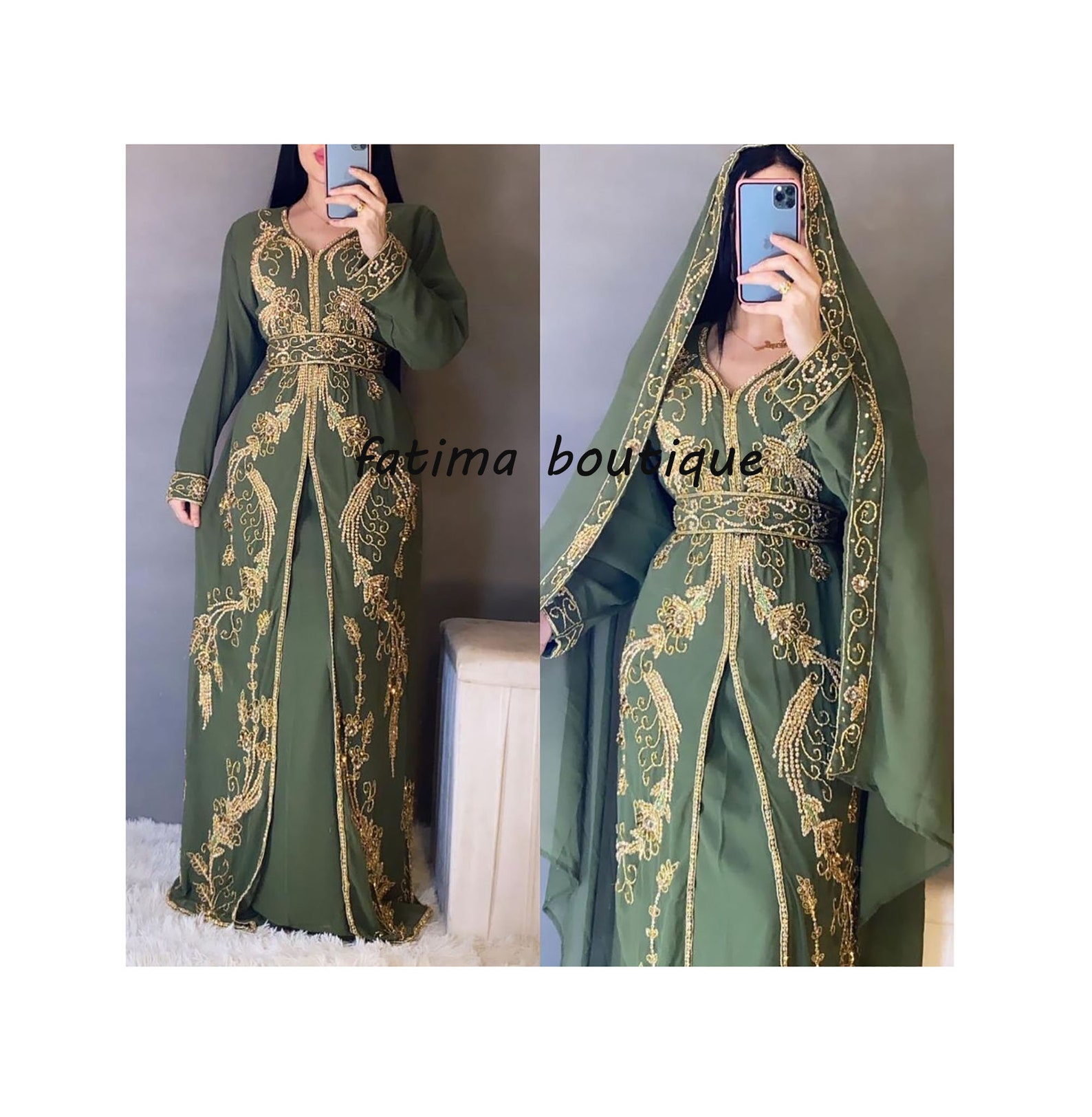 Sale Navy Blue African Attire Bridesmaid Abaya Long Maxi Etsy