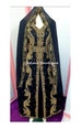 SALE!! New African Attire Bridesmaid  Modern Elegant Dubai Moroccan Caftan Arabic party wear Beach kaftan Formal Women Black Color Dresses 