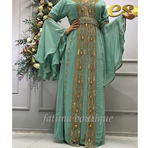 Sale New Royal African Fashiion Attire Bridesmaid Abaya Long Formal ...