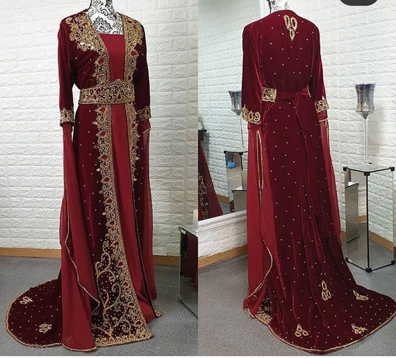 LISM Vintage Muslim Wedding Dresses Lace Mermaid Arabic Dubai Bridal Gowns  With hijab High Neck Flare Sleeve Robe de mariage | Beyondshoping | Free  Worldwide Shipping, No Minimum!