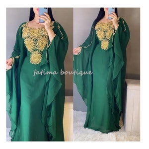 Sale Stylish Dubai Butterfly Moroccan Georgette Kaftan - Etsy