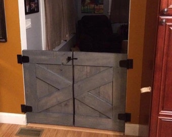 Indoor/Outdoor Double Baby or Dog Gate