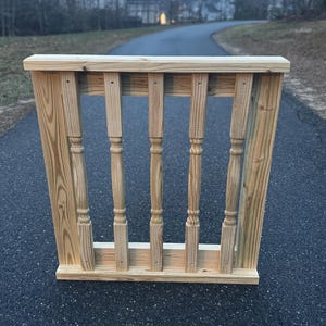 Decorative Baby Gate and Dog Gate for Wood Deck, Vinyl Deck, Patio, Garden, and Stairways