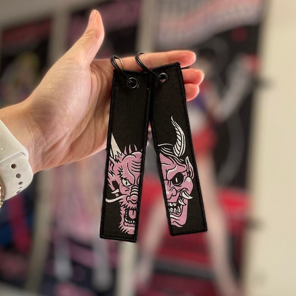 Pink Dragon/Hannya Jet Tag Key JDM Accessory