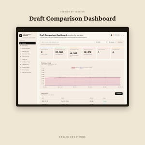 Draft Comparison Dashboard - Interactive HTML Revision Tracker for Writers, Version Diff Grid, Cut Material Vault & Novel Editing Tool image 2