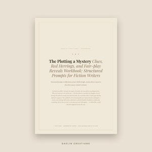 Caderno de Exercícios de Escrita de Mistério — Pistas, Falsas Pistas e Revelações Justas — Sugestões para Escritores de Ficção (PDF) imagem 2
