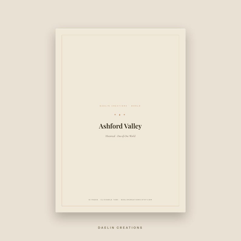 Historical World Bible | Ashford Valley | One-of-One Exclusive | PDF Download image 2