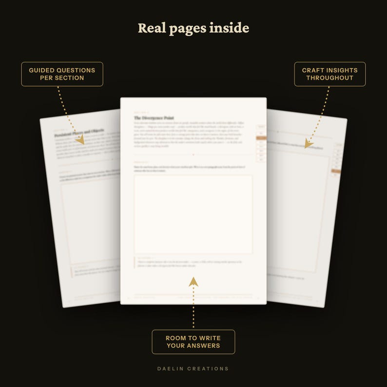 The Multiple Timelines Workbook | Printable Fiction Writing Prompts, Alternate Worlds & Parallel Timeline Worldbuilding Workbook PDF image 6