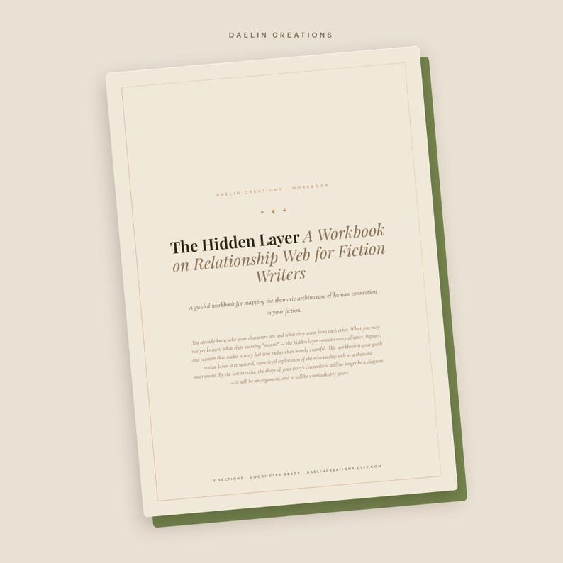 Arbetsbok för skönlitterärt skrivande | Relationswebb och tema | Guide till berättelsestruktur för författare bild 3