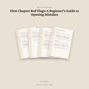 Signaux d'alarme du premier chapitre — Guide de référence pour l'écriture de fiction | Aide-mémoire sur les erreurs d'ouverture à éviter pour les écrivains image 5