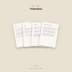 Världsbibeln | Romantasy Worldbuilding | Unik exklusiv · PDF-nedladdning bild 5