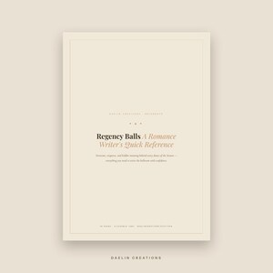 Naslagwerk voor Regency-balschrijvers: etiquette, danskaarten en sociale signalen afbeelding 3