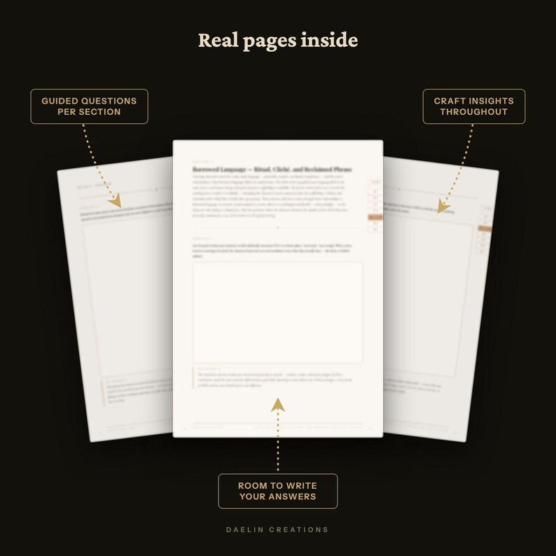 Grief & Loss Scenes Workbook — Fiction Writing Craft Workbook PDF for Writers image 6