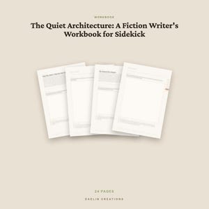 Arbeitsbuch für Sidekick-Charaktere | 7-teiliges, druckbares PDF-Schreibhandbuch | Goodnotes-Download Bild 4