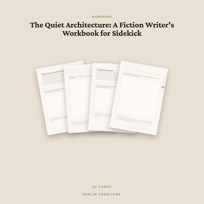 Arbeitsbuch für Sidekick-Charaktere | 7-teiliges, druckbares PDF-Schreibhandbuch | Goodnotes-Download Bild 4