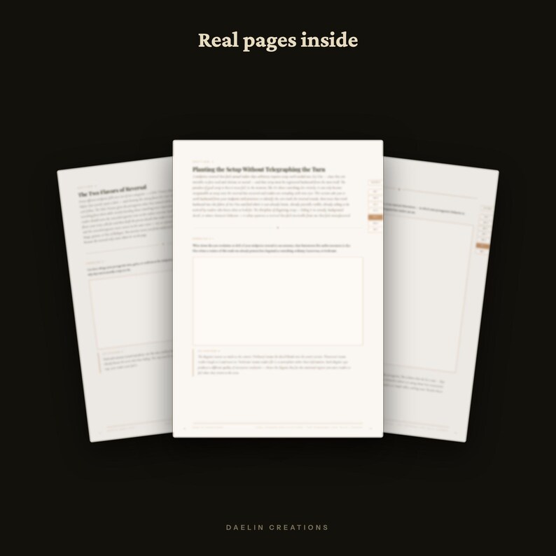 Midpoint Reversals Workbook — Fiction Writing Craft Exercises for Serious Writers image 5
