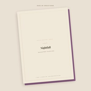 Supernatural Thriller World Bible | Nightfall | One-of-One Exclusive | PDF Download image 3