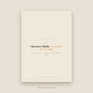 Character Pitfalls Fix-It Guide — Passive Protagonists, Flat Villains & More | Fiction Writing Reference PDF image 3