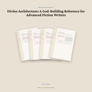 God-Building Reference Guide for Fiction Writers — Divine Pantheons, Theology & World Mythology Craft PDF image 5