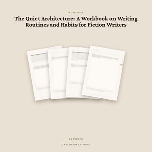 Cuaderno de ejercicios de escritura para escritores de ficción / Diario imprimible para desarrollar hábitos de escritura para novelistas / Indicaciones diarias para practicar la escritura (PDF) imagen 4