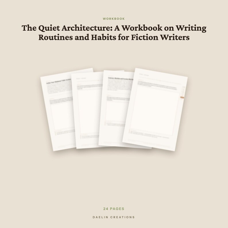 Cuaderno de ejercicios de escritura para escritores de ficción / Diario imprimible para desarrollar hábitos de escritura para novelistas / Indicaciones diarias para practicar la escritura (PDF) imagen 4