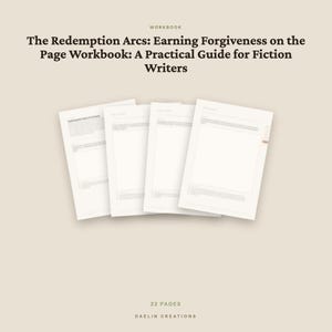 Redemption Arc Workbook for Fiction Writers — Character Change, Forgiveness & Story Structure PDF image 4