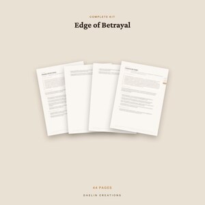 Enemies to Lovers Romantasy Bundle | Save the Cat Workbook + Interactive Dashboard | Dark Romance Beat Sheet | Edge of Betrayal image 4