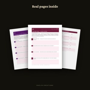 Arbeitsbuch zur Entwicklung von Liebesroman-Plots, Dual Arc W-Plot Planner (PDF-Download) Bild 9