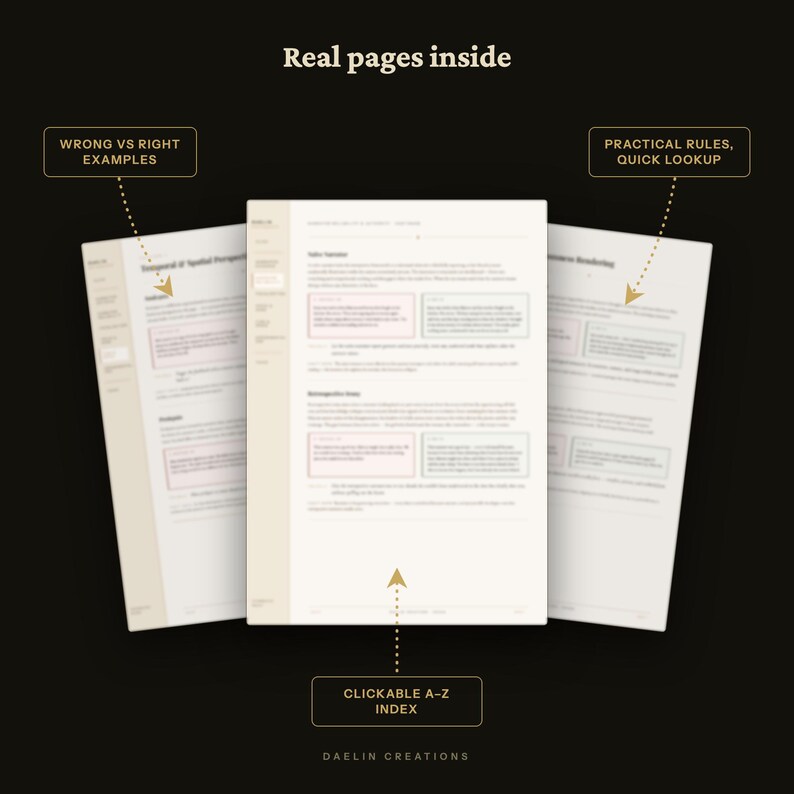 Guide de référence des techniques de point de vue pour les auteurs de fiction — Termes rares, règles d'écriture et exemples (PDF imprimable) image 6