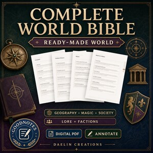 Supernatural Thriller World Bible | Nightfall | One-of-One Exclusive | PDF Download image 1