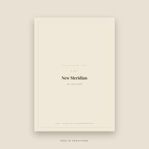 Scifi World Bible — New Meridian | Enskild bok · PDF-nedladdning bild 4