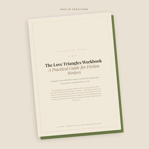 Caderno de Exercícios sobre Triângulos Amorosos para Escritores de Ficção | Exercícios Imprimíveis de Enredo e Ritmo de Romance | Planejador de Escrita de Romance em PDF imagem 3