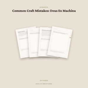 Quaderno di esercizi su Deus Ex Machina / Quaderno di esercizi di scrittura narrativa / Guida stampabile alla struttura della storia / PDF per Goodnotes immagine 4