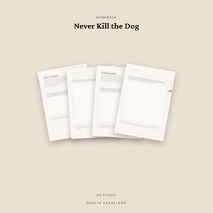 Döda aldrig hunden | Arbetsbok för skönlitterärt skrivande | Övningar i etiskt berättande | Digital nedladdning av Goodnotes bild 4