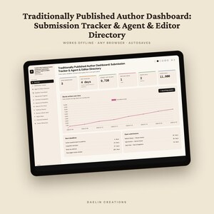 Traditionally Published Author Dashboard image 5