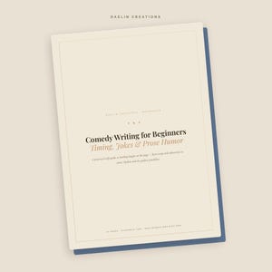 Guida alla scrittura comica: tempi comici, tipologie di battute e tecniche di scrittura per autori di narrativa / Manuale in PDF stampabile immagine 4