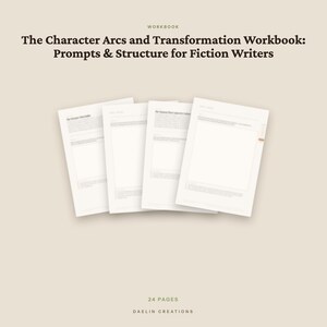 Character Arc Workbook |Transformation Prompts, Scene Drafts & Story Structure | Goodnotes PDF image 2