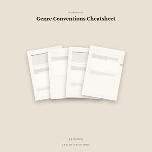Genre Promises Workbook for Fiction Writers | Writing Guide (Digital Download) image 3