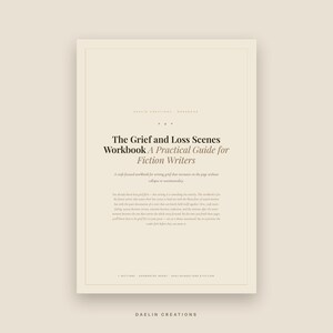Grief & Loss Scenes Workbook — Fiction Writing Craft Workbook PDF for Writers image 2