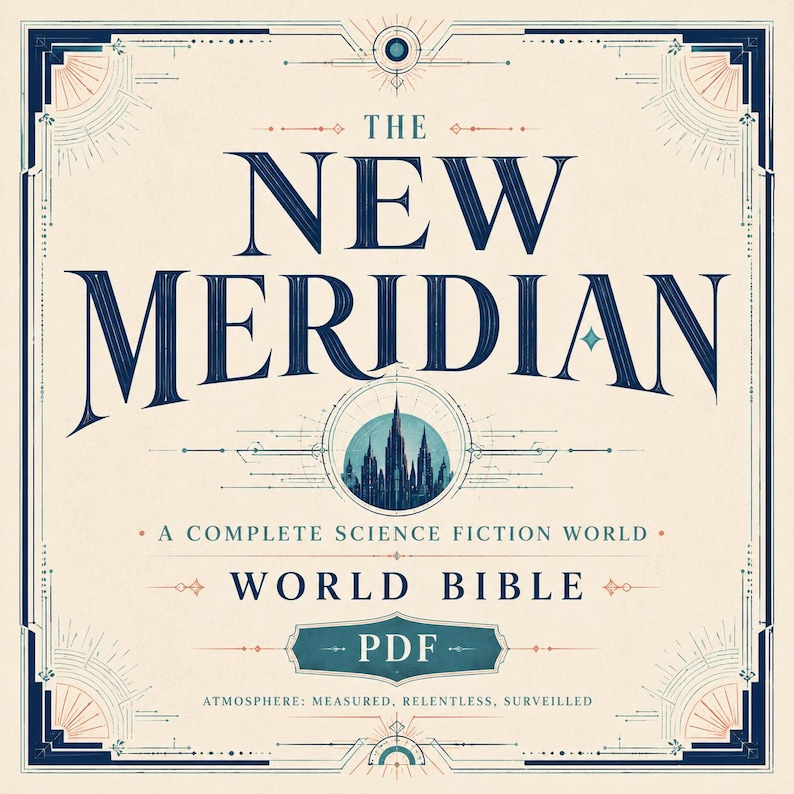 Scifi World Bible — New Meridian | Enskild bok · PDF-nedladdning bild 2