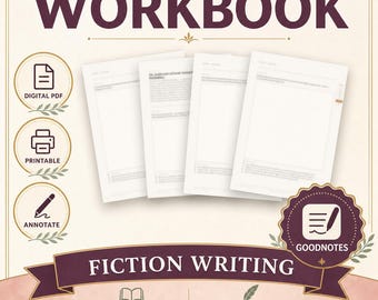 Unsaid: Grief and Loss Scene Workbook for Fiction Writers — Printable PDF Writing Craft Guide