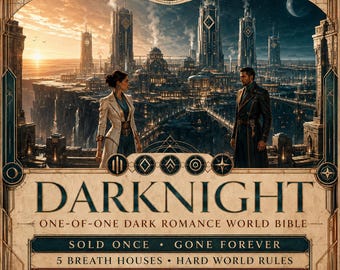 Vorgefertigte dystopische Welt – Dark Romance Sci-Fi World Bible – Dystopisches Setting | Exklusives Einzelstück | PDF-Download