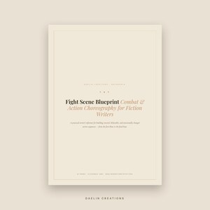 Fight Scene Blueprint | Combat Writing Guide | Instant Download PDF | Printable PDF | Goodnotes PDF image 3